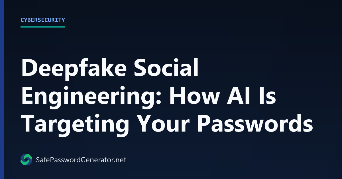 Deepfake Social Engineering