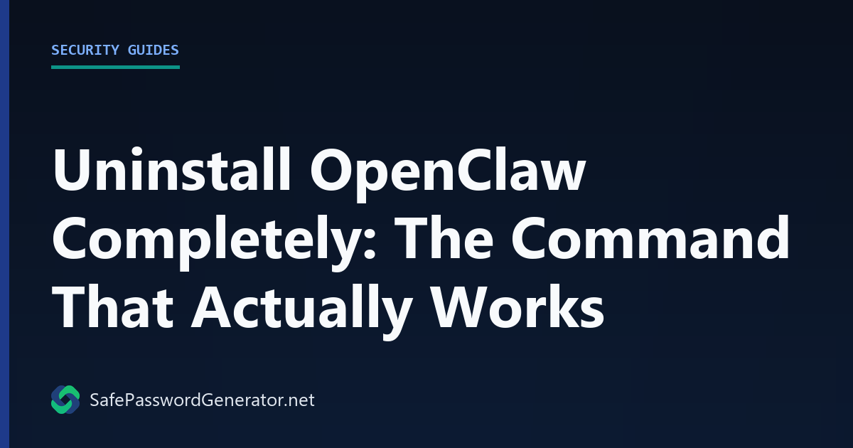Delete OpenClaw: Complete Guide (2026)