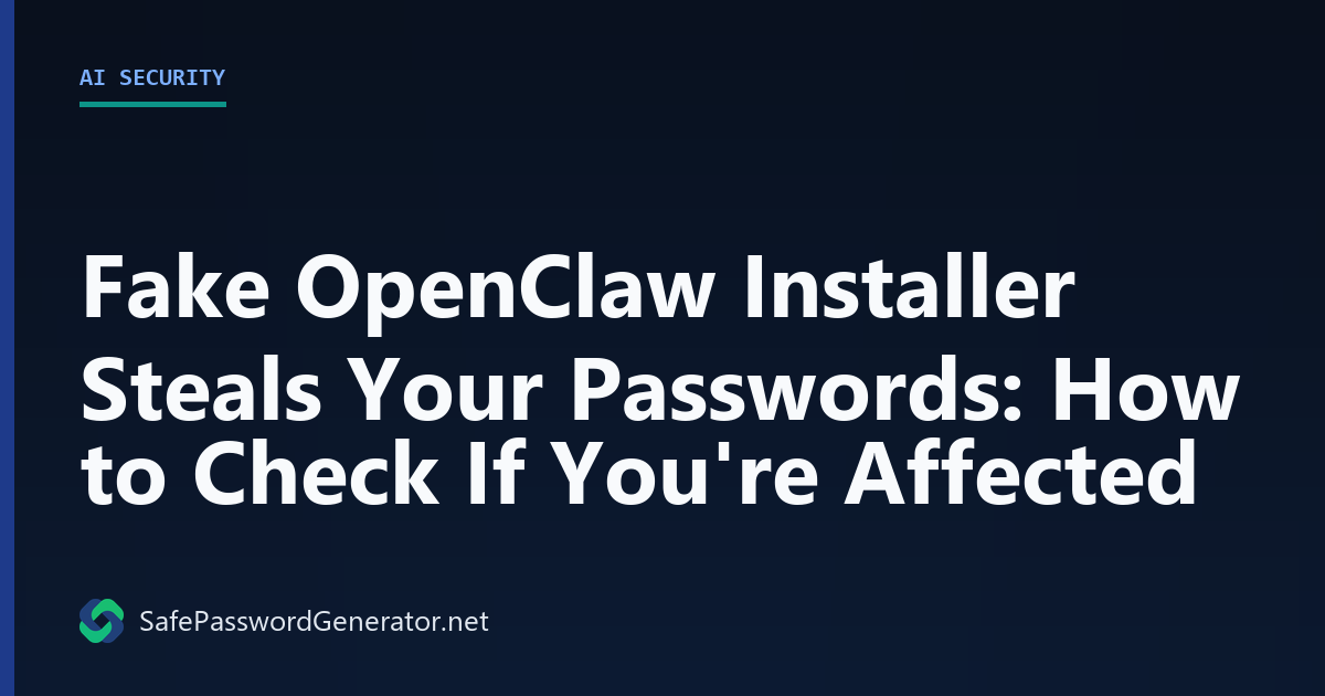 Fake OpenClaw installer deploys Hologram infostealer targeting 250+ password manager and crypto wallet extensions