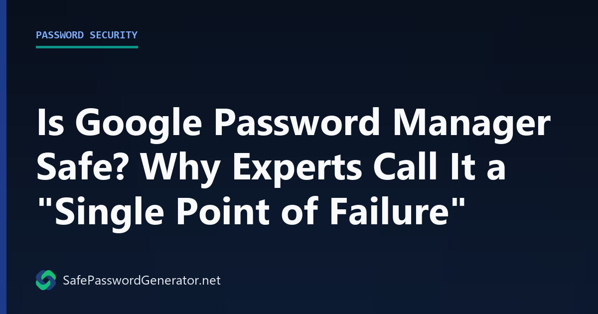 Security expert analyzing risks of browser-based password managers