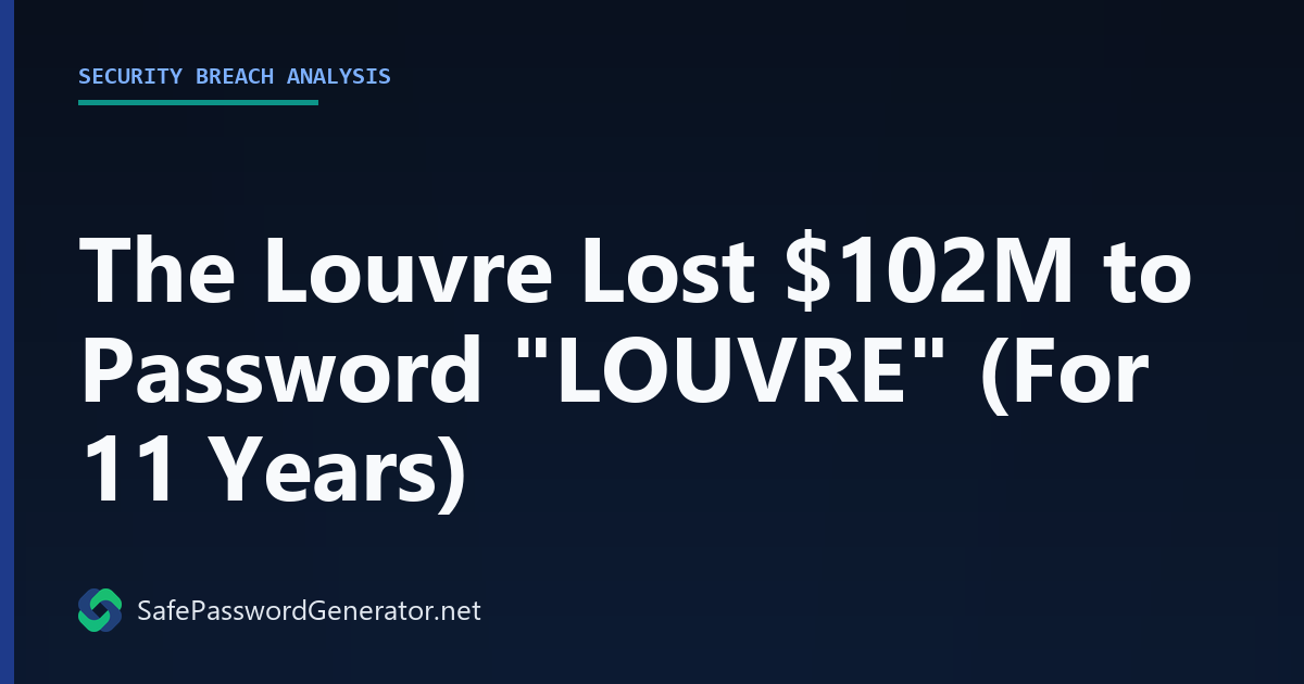 Louvre Password Security Failure