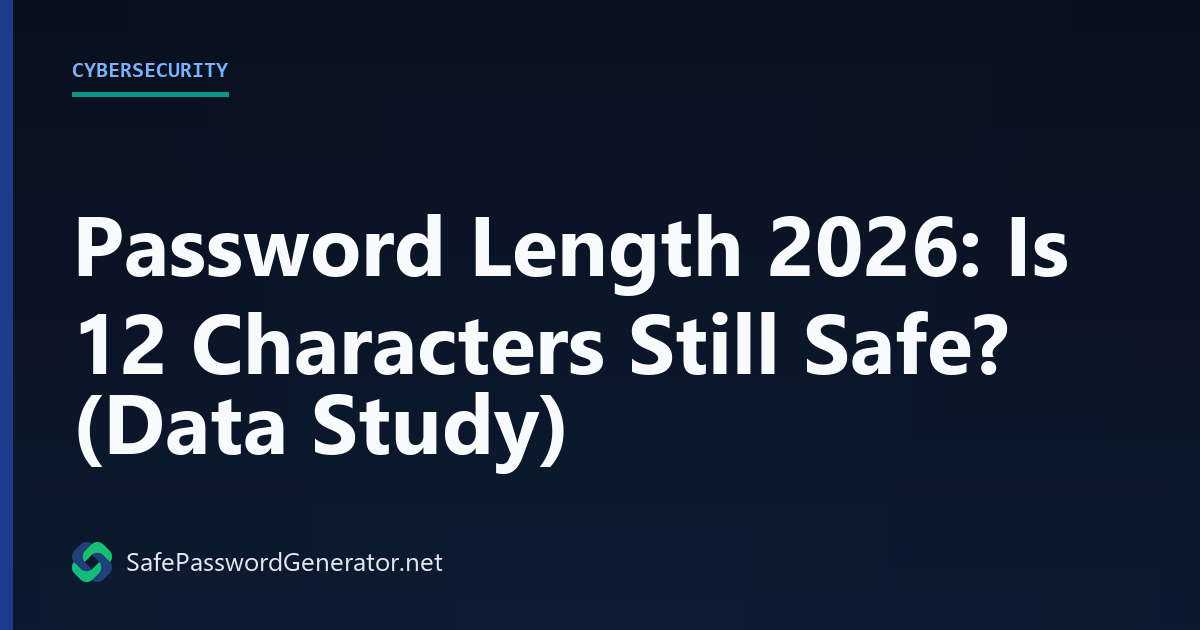 Password Length Guide 2026