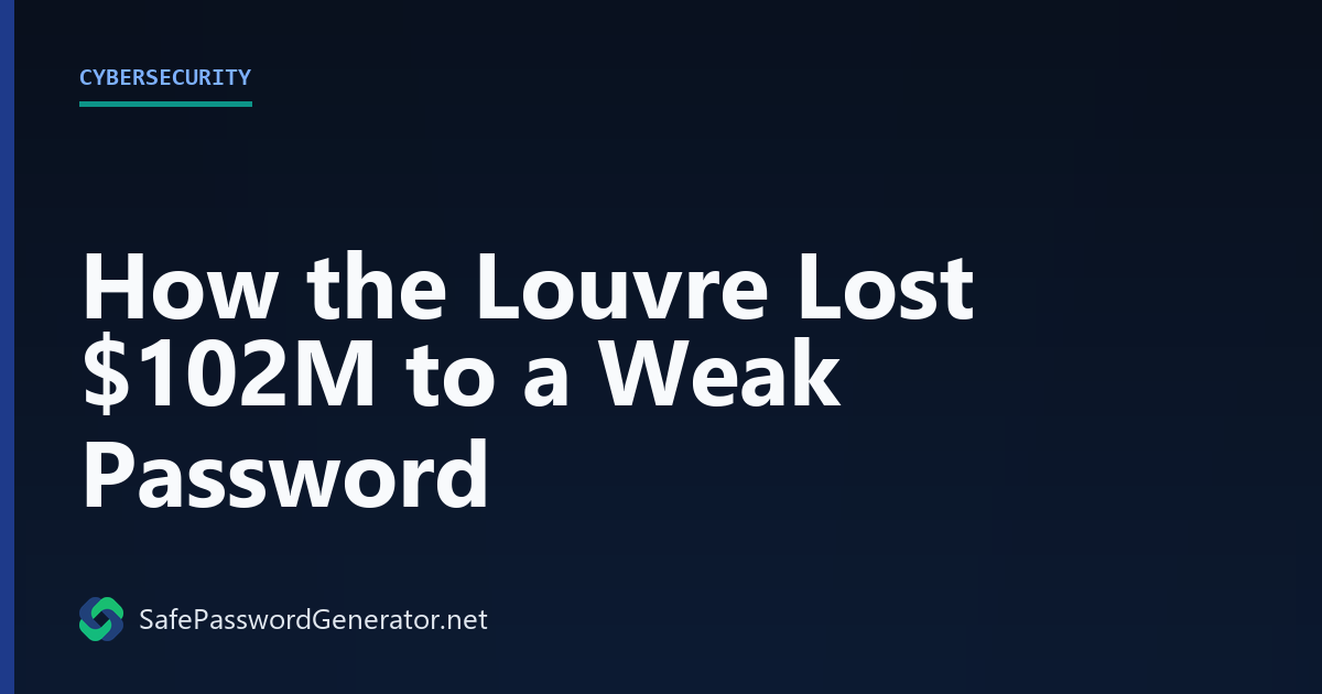 Password security audit template inspired by the Louvre incident