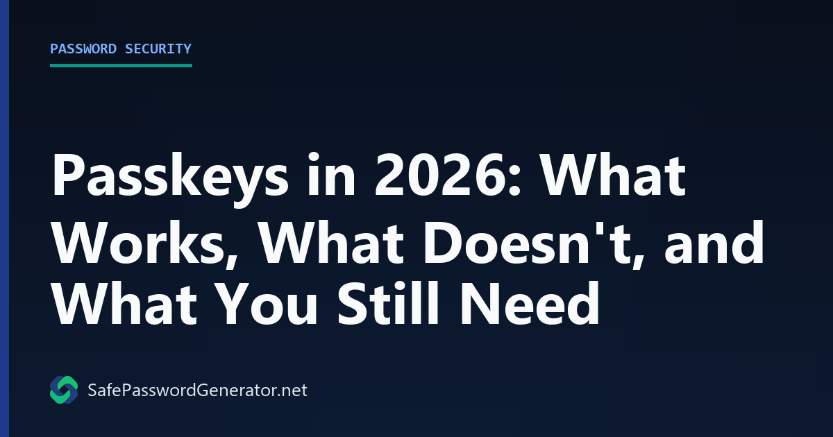 Passwordless Authentication 2026: Token Binding, CAE & Passkeys