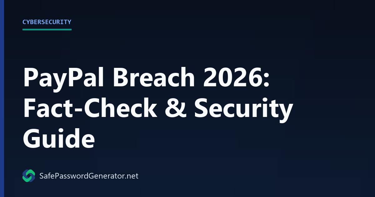 PayPal Breach 2026: Fact-Check & Security Guide