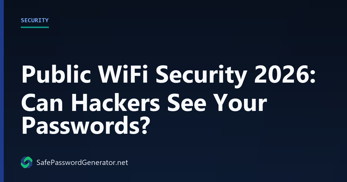 Public WiFi Security Guide