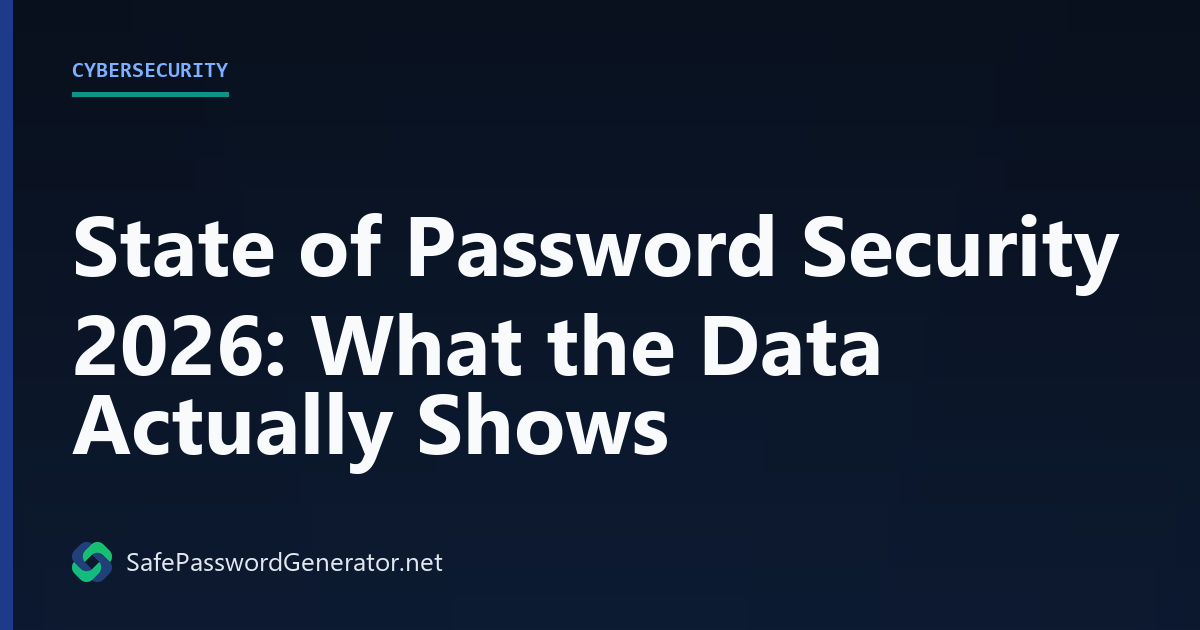 State of Password Security 2025: 19 Billion Passwords Analyzed