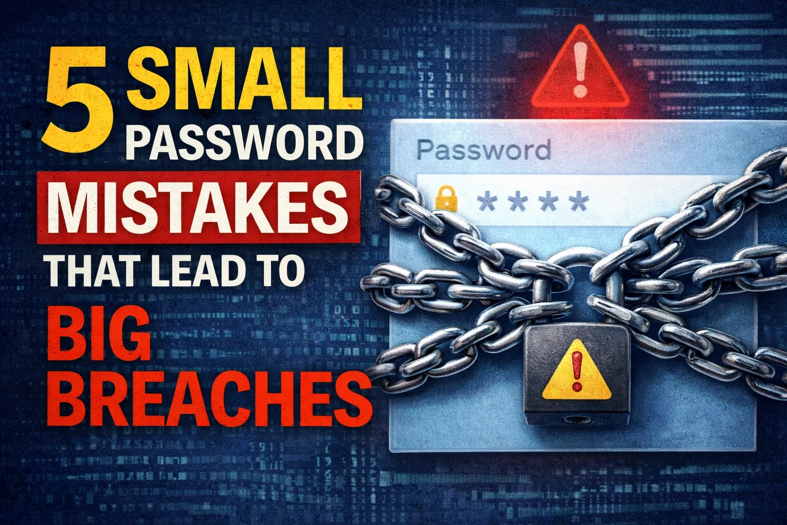 5 Small Password Mistakes That Lead to Big Breaches