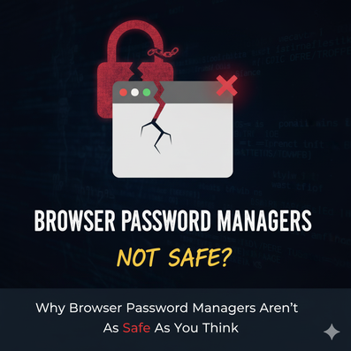 Why Browser Password Managers Aren't As Safe As You Think