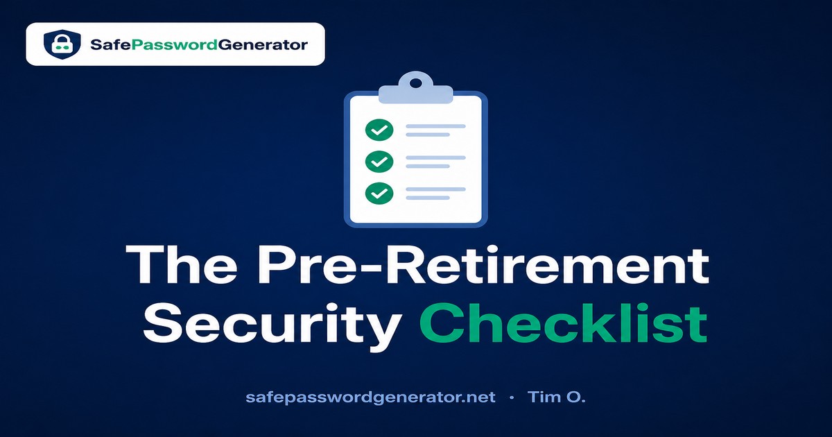The Pre-Retirement Cybersecurity Checklist