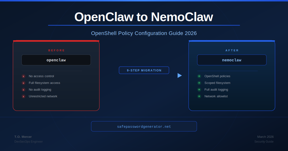 How to Migrate from OpenClaw to NemoClaw: OpenShell Policy Configuration Guide (2026)