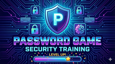 Password Game Security Training