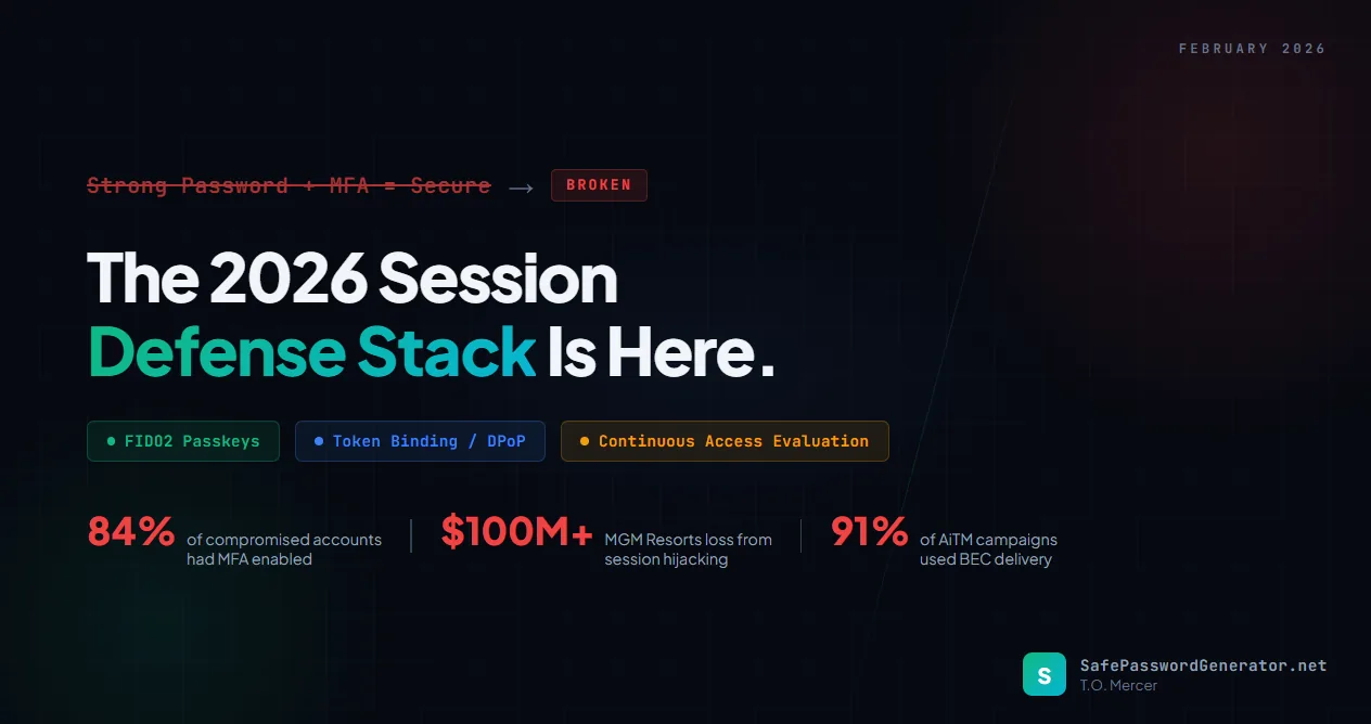 Passwordless Authentication 2026: Token Binding, CAE & Passkeys